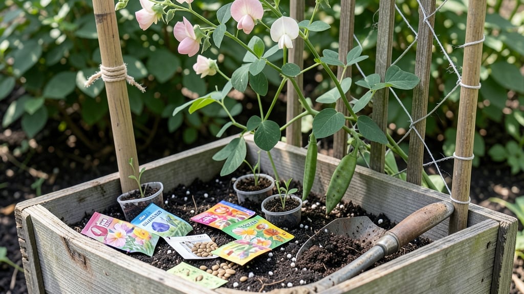 How to Plant Sweet Pea Flowers: Trellis Tricks for Climbing Success