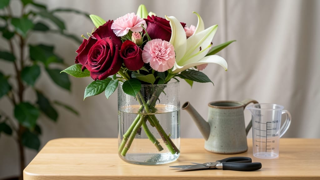 How Much Water in Vase for Flowers: The Exact Ratio for Longer-Lasting Blooms