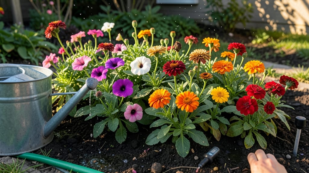 How Often to Water Flowers Outside: Soil-Type Guide for Perfect Hydration