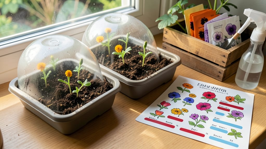 When to Start Flower Seeds Indoors Chart: Zone-Specific Countdown Calendar