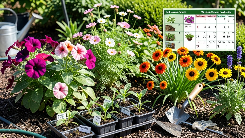 When to Plant Flowers in Georgia: Heat-Tolerant Varieties & Exact Timing by Month