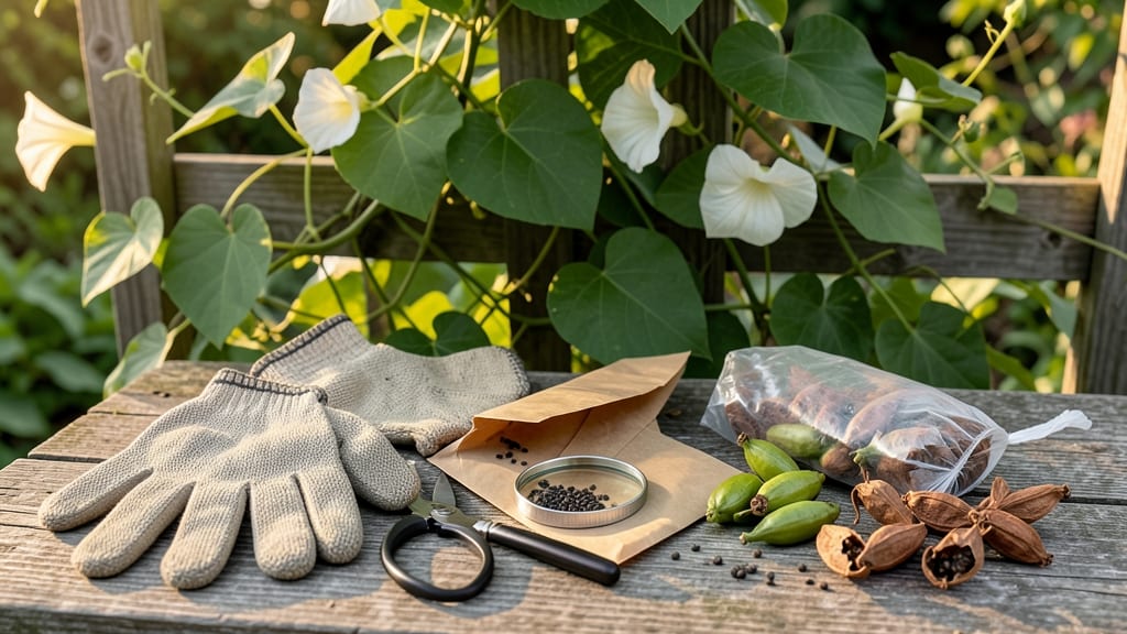 When to Harvest Moonflower Seed Pods: Dry and Brown Cracking Guide
