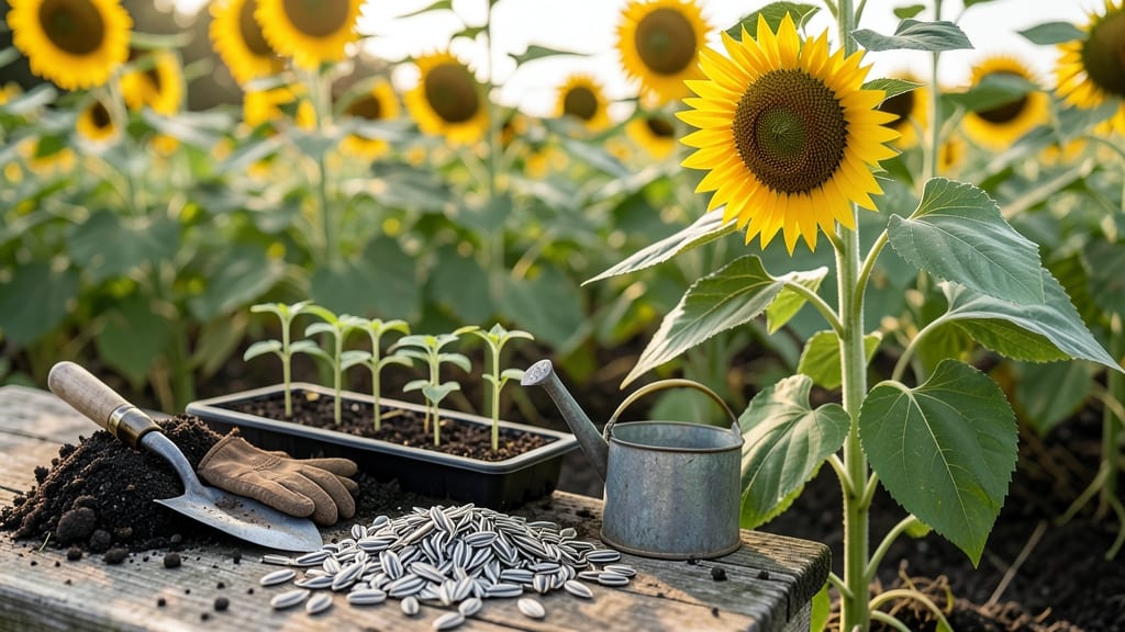 How to Plant Sunflower Seeds: Direct Sowing Depths for Fast Germination