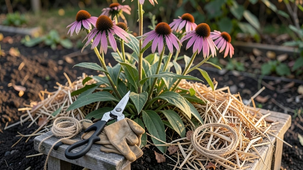 How to Winterize Coneflowers: Cut Back and Mulch for Stronger Comeback Growth