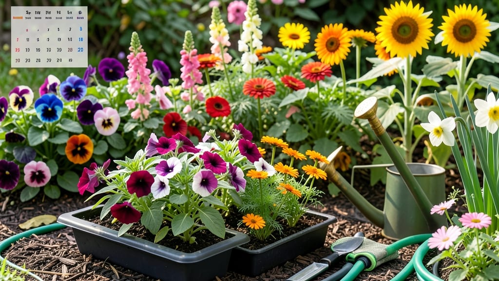 When Is the Best Time to Plant Flowers Outside: Frost-Free Window by USDA Zone Map