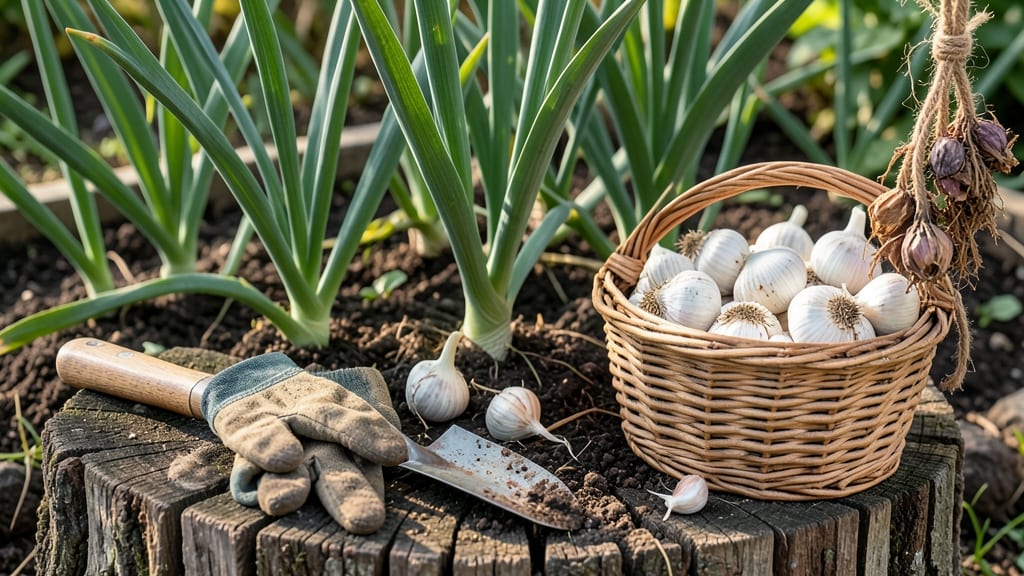 Do You Harvest Garlic Before or After It Flowers: The Exact Timing That Maximizes Bulb Size