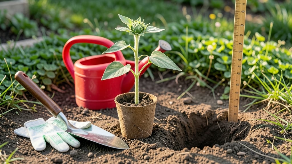 How Deep to Transplant Sunflowers: Root Depth Secrets for Stronger Starts